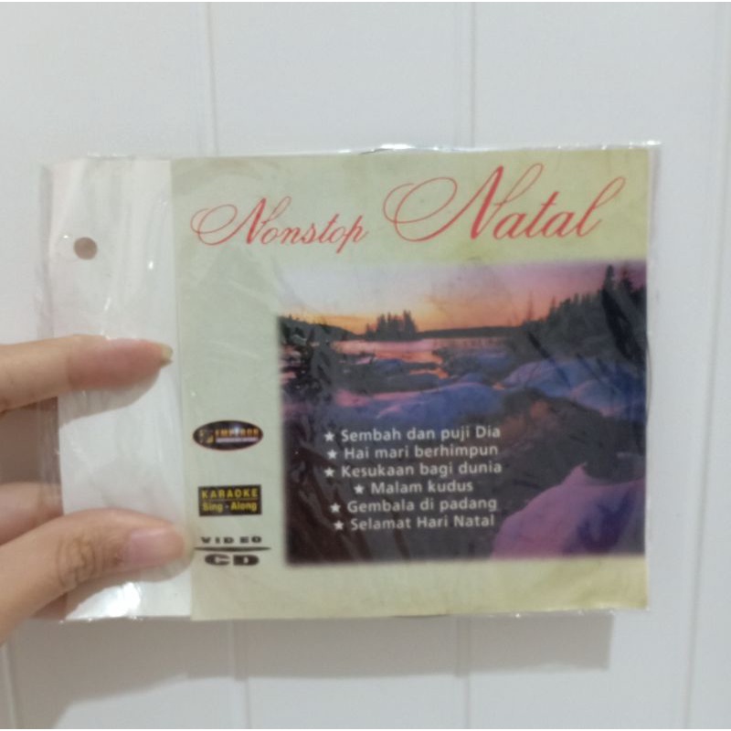 Kaset Karaoke Video CD vcd Lagu Natal Rohani Musik Lagu Terbaik Gereja christmas songs