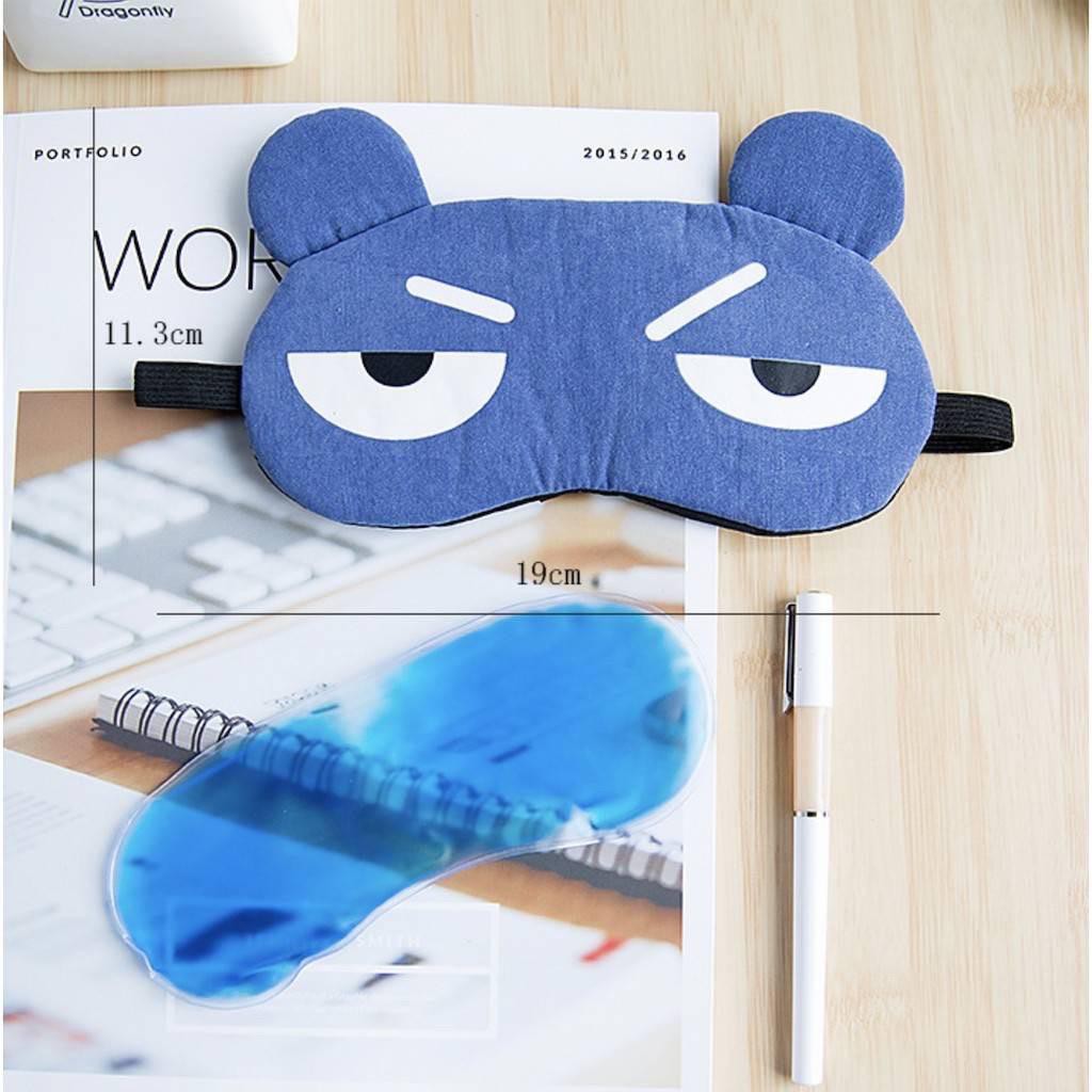 Penutup Mata untuk Tidur (Gel / Eye Mask Ekspresi Edition)