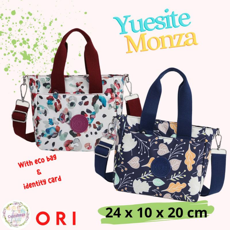 TAS YUESITE MONZA HT ORIGINAL HANDBAG TENTENG SELEMPANG WANITA CYUTEBAGS