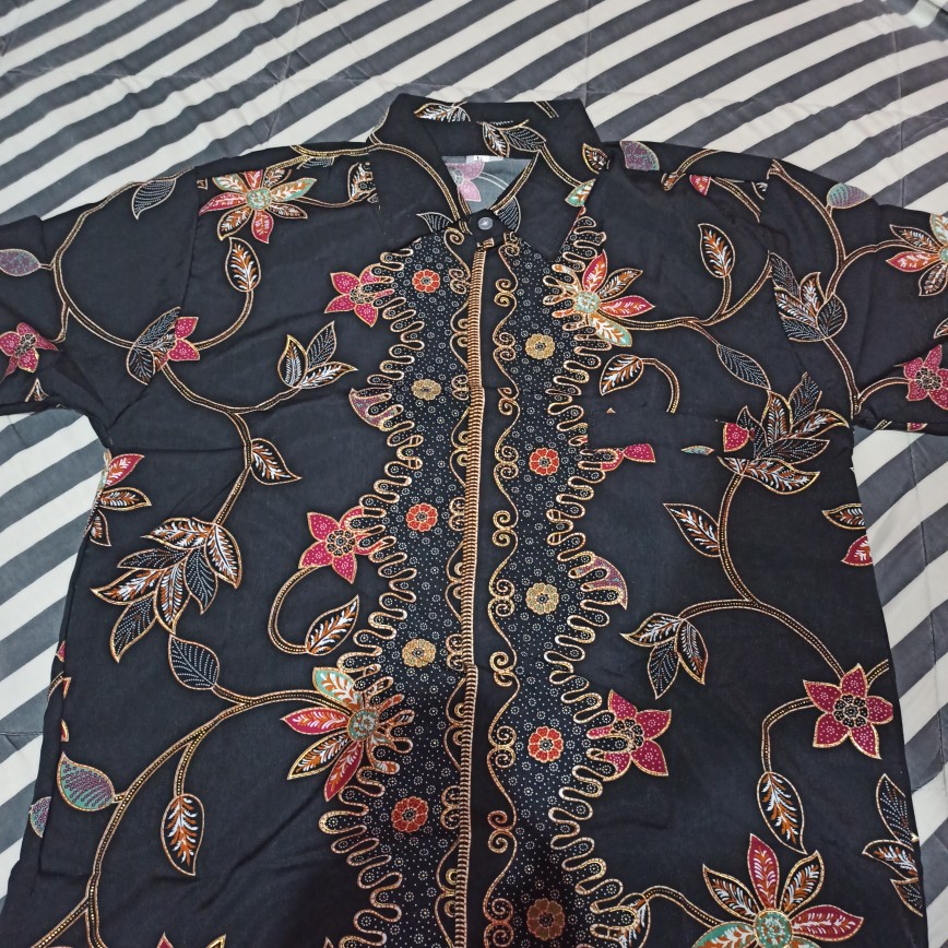 Couple Batik Jalar Black/ Rok Plisket