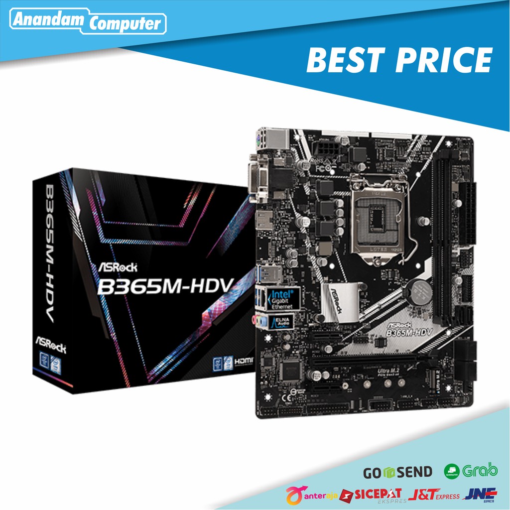 Jual Asrock B365MHDV LGA 1151 mATX Motherboard Shopee Indonesia
