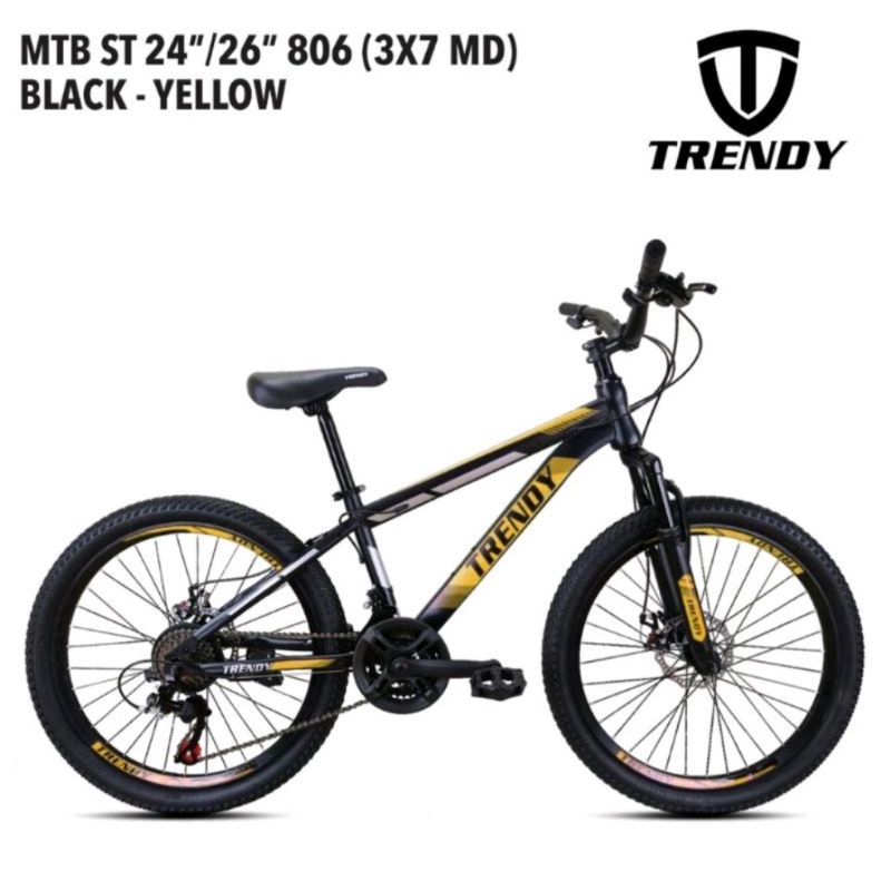 Sepeda Gunung Federal MTB 24 26 Inch Trendy