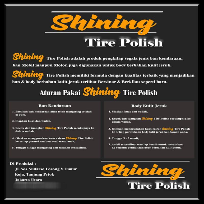 SHAMPOO MOBIL MOTOR dan SEMIR BAN PAKET PERAWATAN