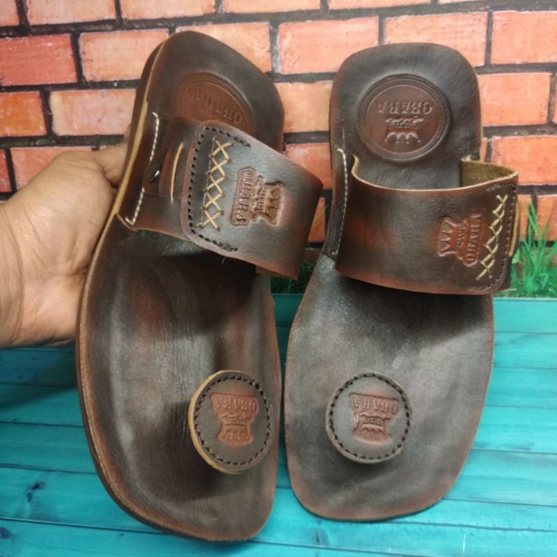 sandal jepit jamur pria | sandal jepit kulit | sandal kulit | original full kulit asli