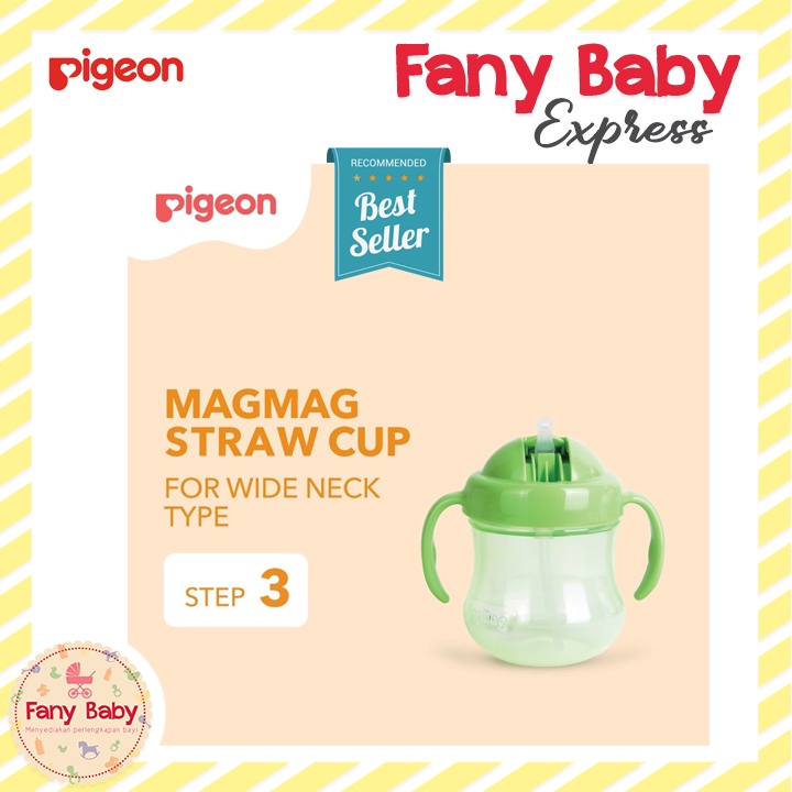 PIGEON MAG MAG STRAW CUP HANGING TYPE IMPORT 200ML