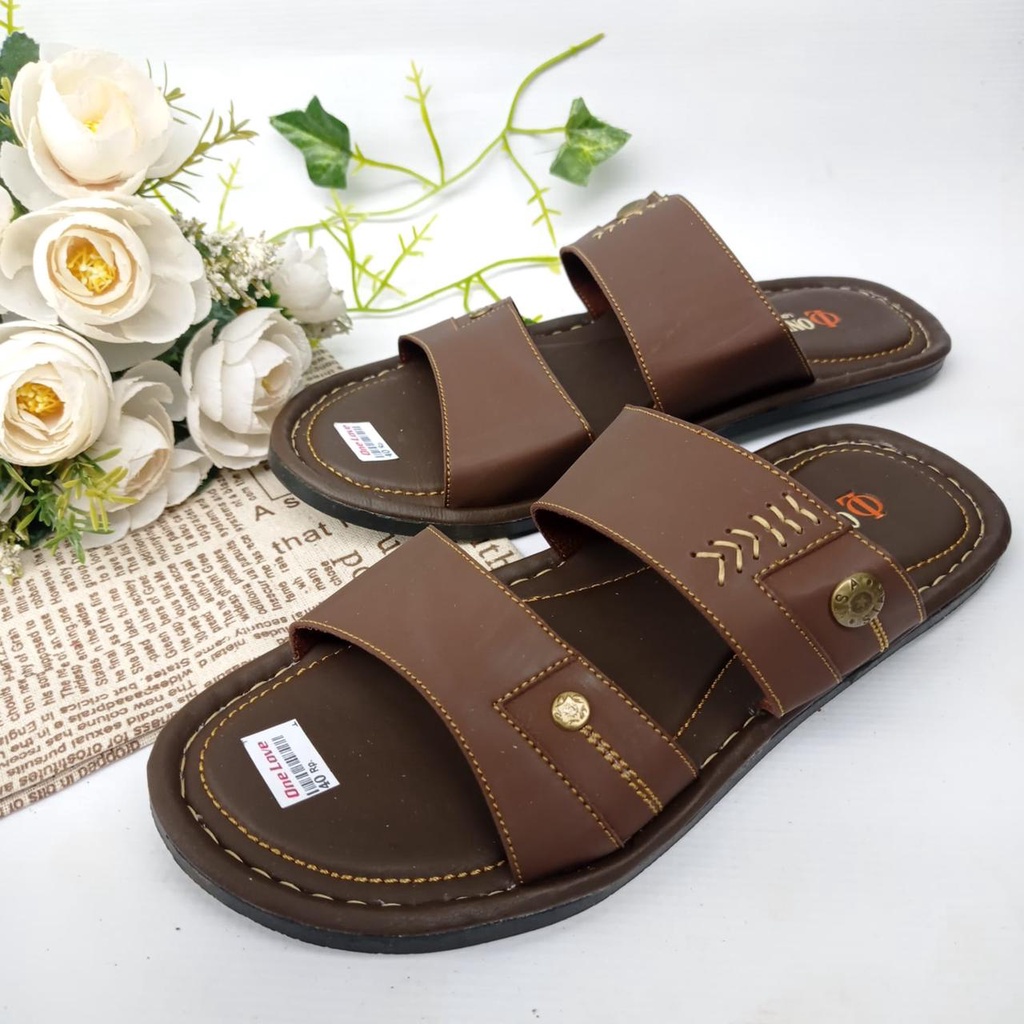 Sandal Cowo Non-Slip One Love | Sandal Pria Laki-Laki