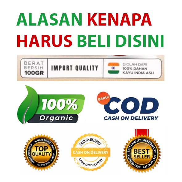 COD Qusthul Hindi Organic Qustul Quds Qist Qust Al Hindi Original Asli Serbuk 100 gr