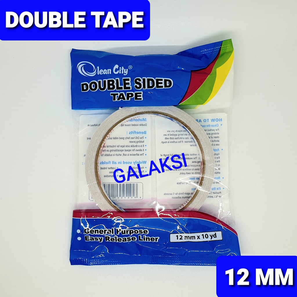 

DOUBLE TAPE 12MM X 10Y OLEAN CITY