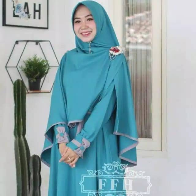 MAHARANI GAMIS  SET SYARI WANITA