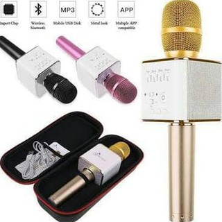 MIC Q9 KARAOKE MIC BLUETOOTH WIRELESS Q9 TUXUN MIKROFON