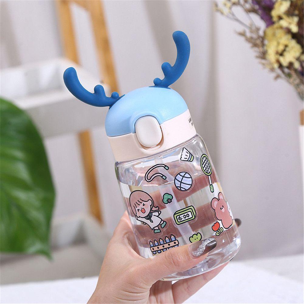 Solighter Botol Air Minum Olahraga 400ML Portable Cartoon Water Cup