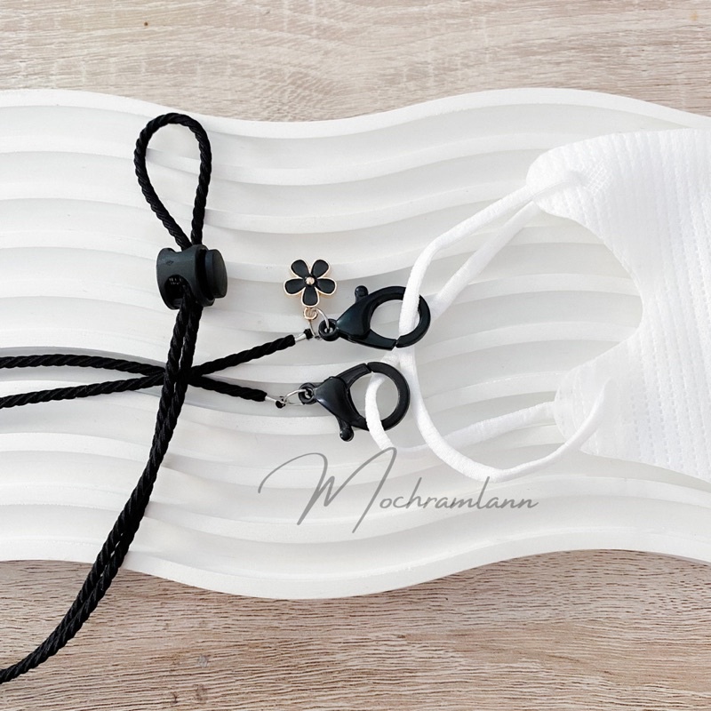 kalung masker 2in1 / konektor masker/ tali masker / strap masker hijab A21