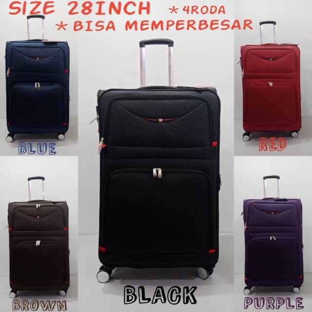 Koper Ukuran 28INCH Bahan Kanvas Koper Besar 4 Roda Koper Ukuran 28INCH Bahan Kanvas Koper Besar 4 Roda