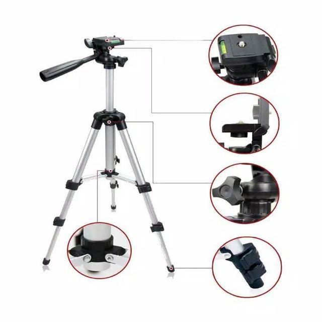 Tripod kamera weifeng WT 3110 for all camera free tas,holder U camera vlog tripod