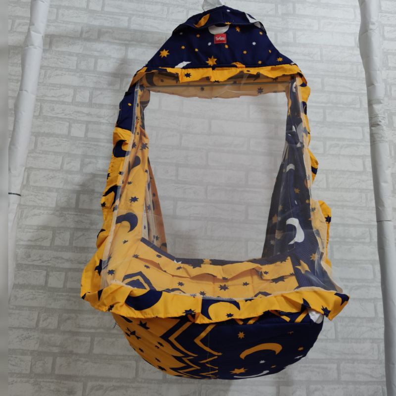 Ayunan Kelambu Set Bayi Kelambu Motif Plus Kasur [Belum Termasuk Per,  Hanger Dan tiang]