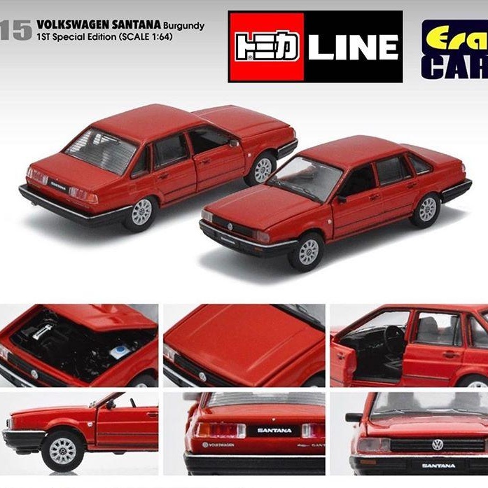 ERA CAR 15 VOLKSWAGEN SANTANA BURGUNDY
