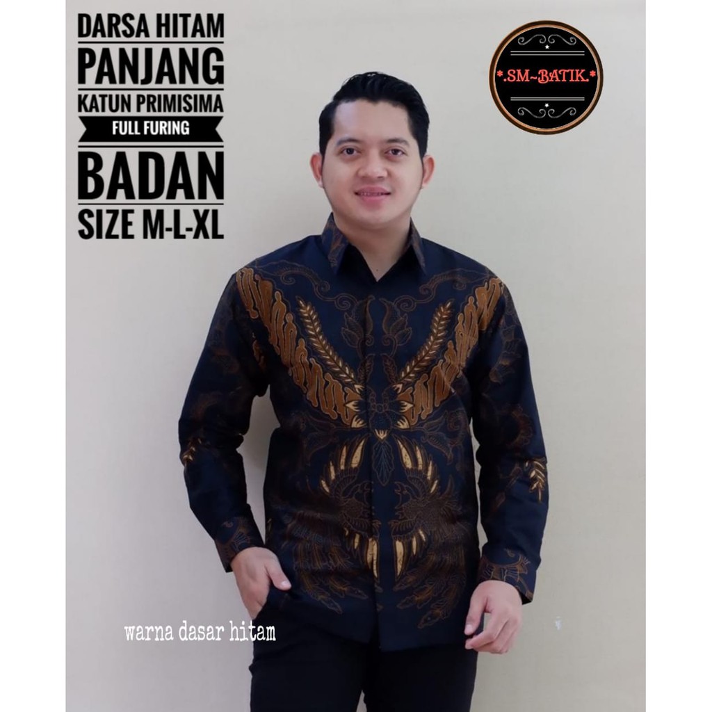 DARSA HITAM SM KEMEJA BATIK SOLO LENGAN PANJANG LAPIS FURING ATASAN BATIK PREMIUM MODERN KATUN HALUS CENDRAWASIH KUNING CENDRAWASIH UNGU WISAKA MERAH PARANG KAWIBAWAN PERMANA MERAH BANGAU LEMON PANJI LESMONO NAVY GUNARDO BIMO IJO GUNAWAN GURDO IJO NAGA