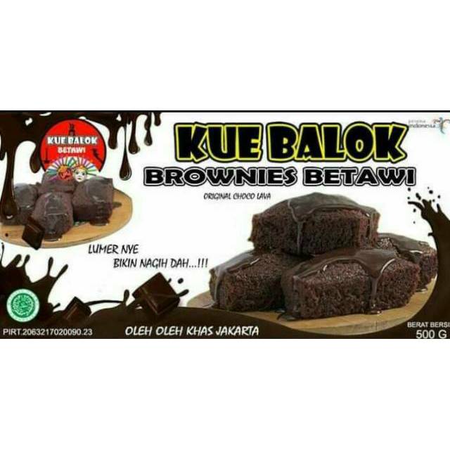 

Kue Balok Brownies Betawi