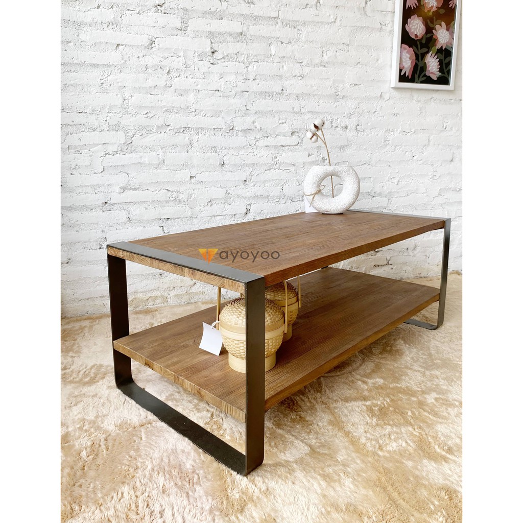 Ayoyoo Rodarte Teak Table - Meja Tamu Kayu Jati