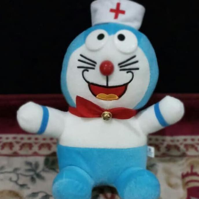 Boneka Doraemon Perawat Boneka Nurse Doraemon