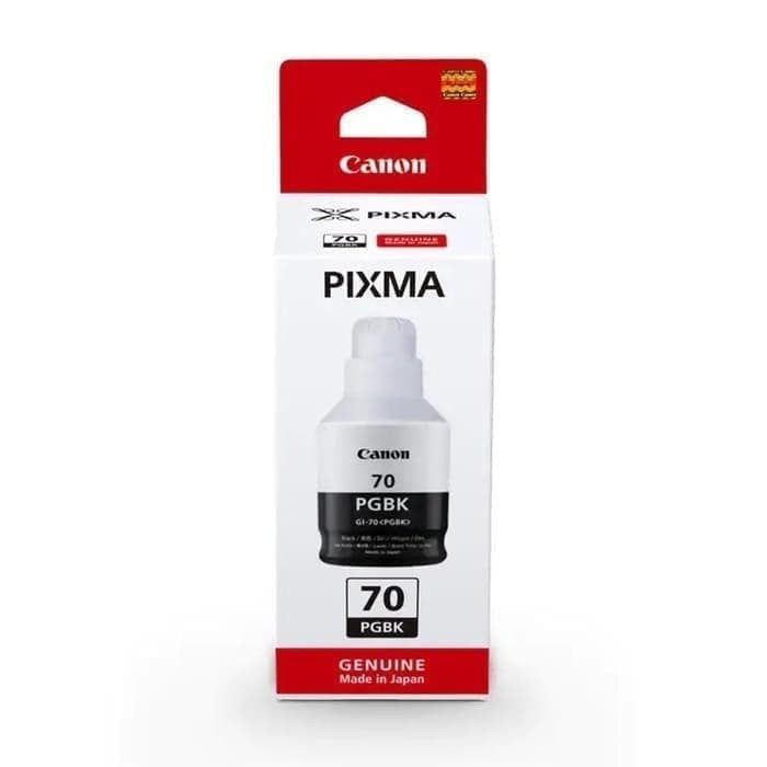 TINTA CANON GI-70 BLACK BOTTLES / TINTA CANON GI70 HITAM BOTOL ORIGINAL - RESMI