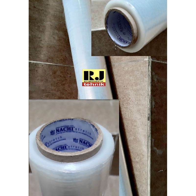 

Nachi Stretch Film Plastik Bungkus Wrap Murah Ukuran 500mm x 150yard