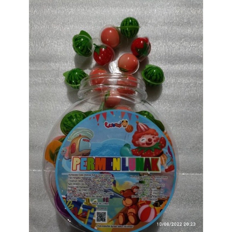 Permen Lunak Luvmi Viral - Gummy Jelly Korea - Permen Trolli botol bola mata