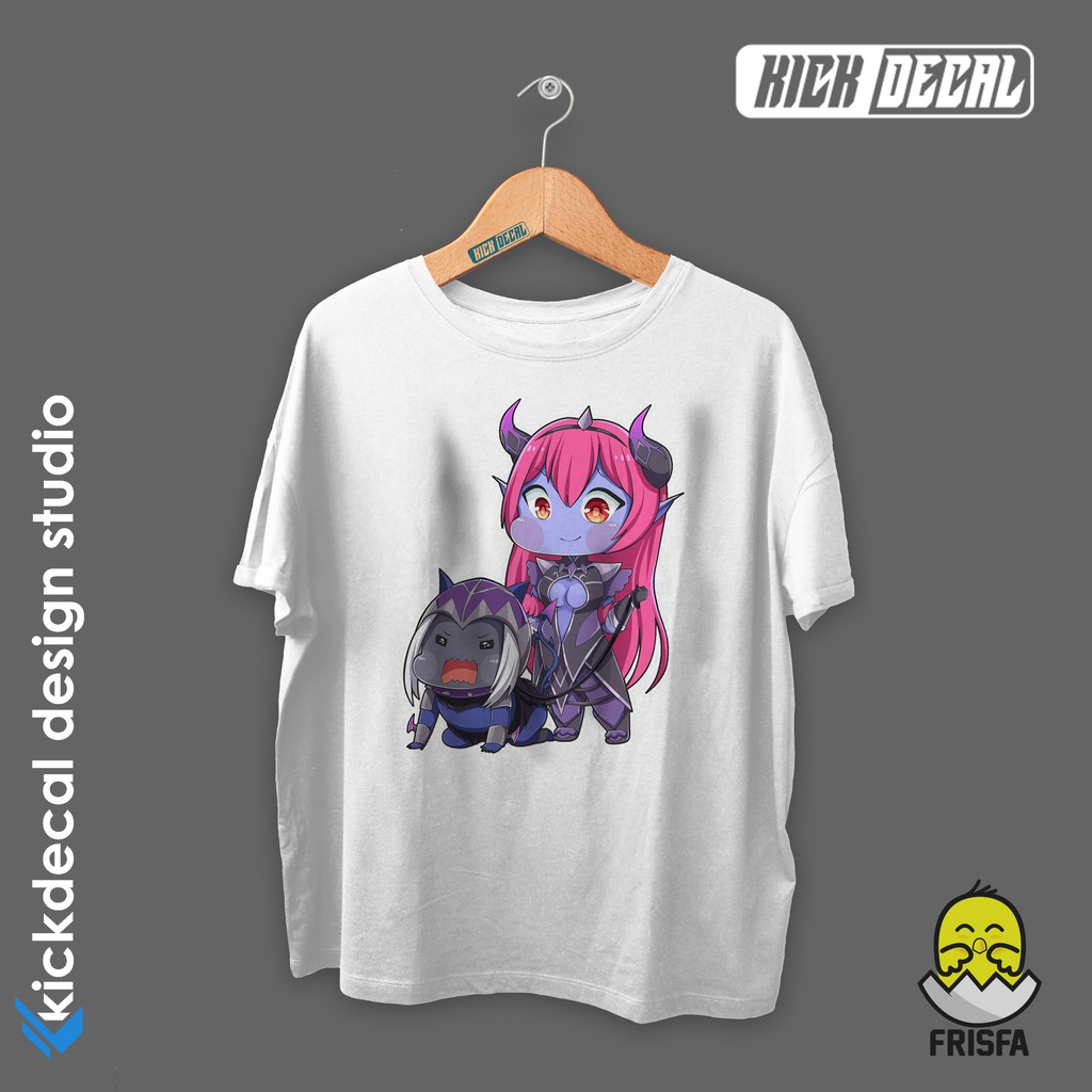 Kaos Mobile Legends ML Selena and Helcurt Chibi Series