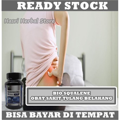 Obat Saraf Kejepit, Salah Urat, Sakit Pinggang, Tulang Ekor Terjepit I Bio Squalene Softgel BPOM