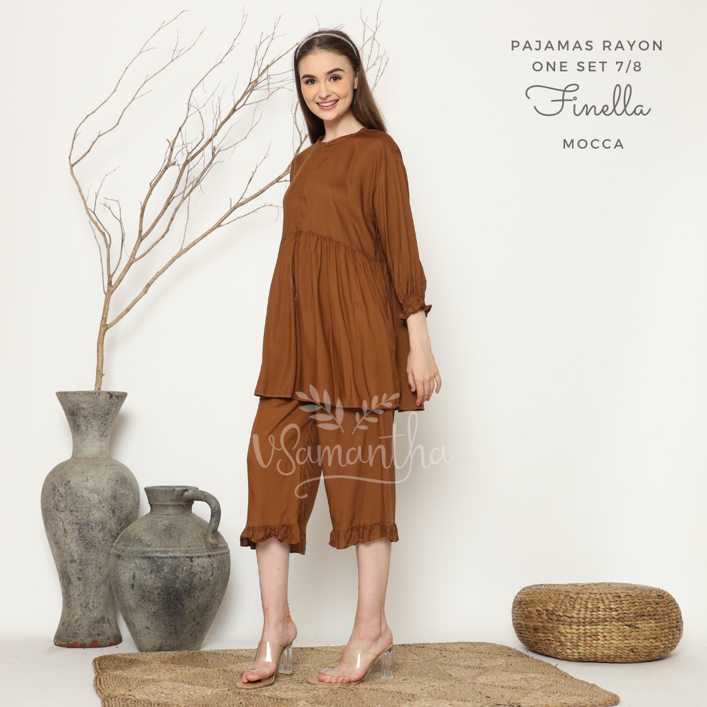 Pajamas One Set Rayon Finella