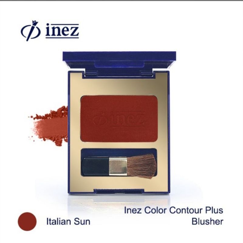 Inez Color Contour Plus Blusher With Brush 6gr