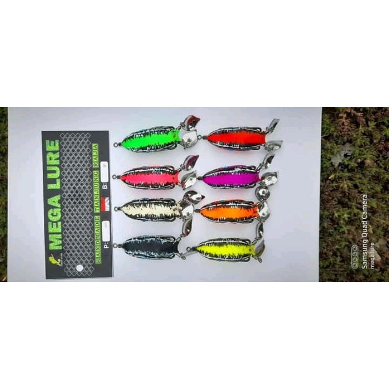 4.5 CM MEGA LURE SOFTFROG DOUBLE BLADE DOBEL BLADE || MURAH GRATIS ONGKIR