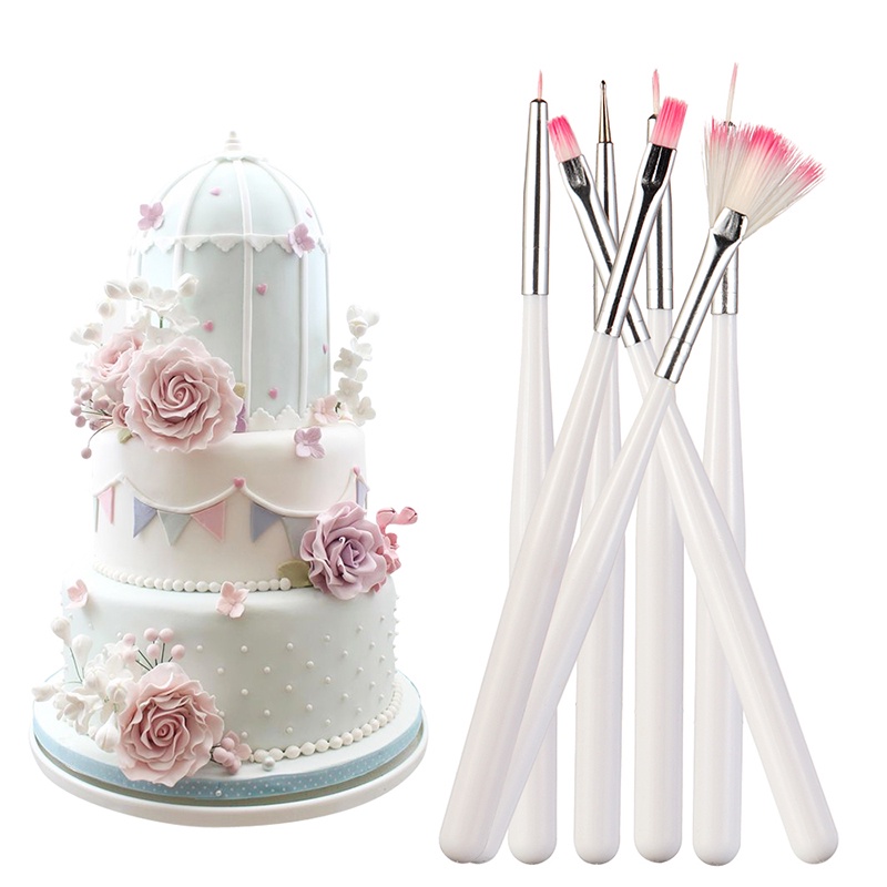 7pcs Lukisan Icing Fondant Untuk Dekorasi Kue