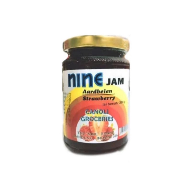 

selai Strawberry nine jam 390 gr