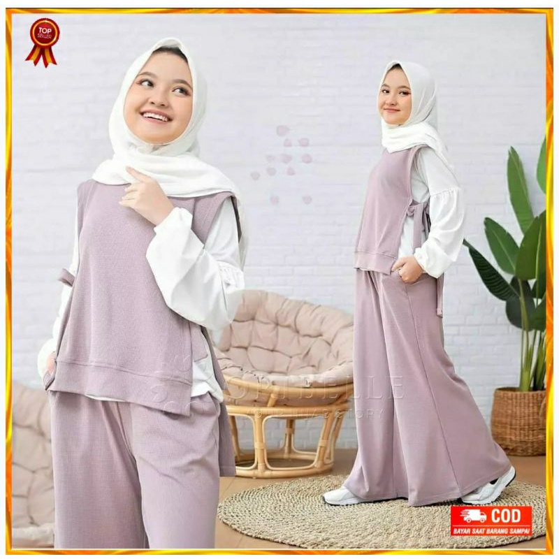 Gamis Anak Remaja Set Sherina Usia 10 11 12 13 Tahun Fashion Muslim Pakaian Anak Tanggung Setelan