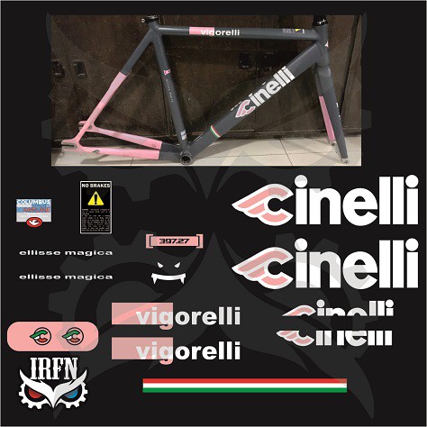 Stiker Decal Frame Cinelli Vegorelli ellisse magica