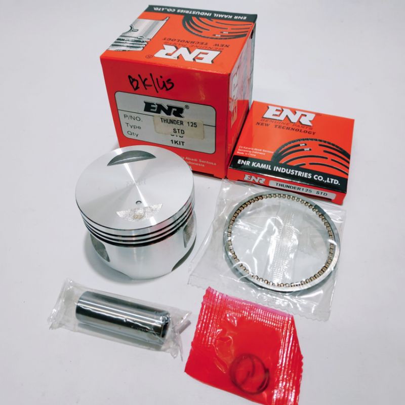 Piston Kit ENR Suzuki Thunder 125 OriginaL Pen 14mm STD 0.50 1.00 1.25-STD