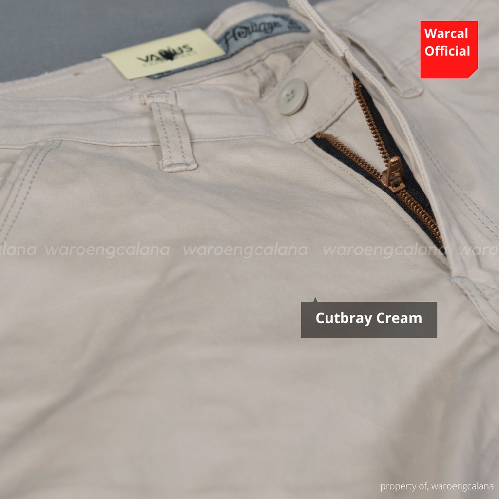 Varius Celana Cutbray Chino Cream