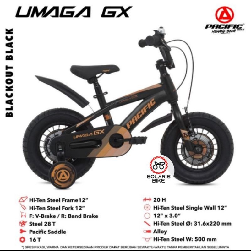 Sepeda Anak BMX 12 16 18 Pacific Avalon Hotshot FX Umaga GX