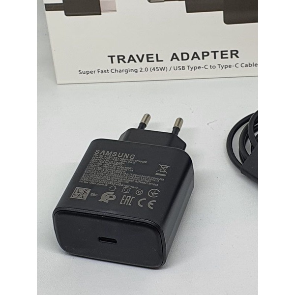 Charger samsung Travel adapter super fast charge 45watt s21 ultra original