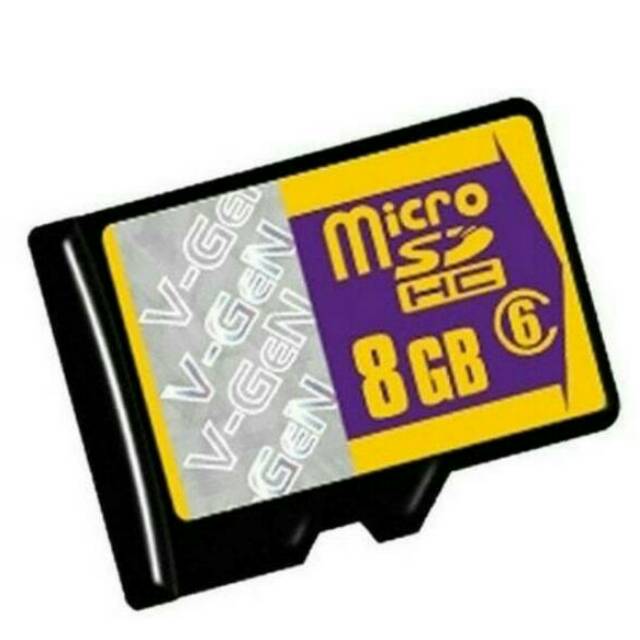 KHANZAACC MICRO SD VGEN 8GB CLASS 6 MEMORY HP