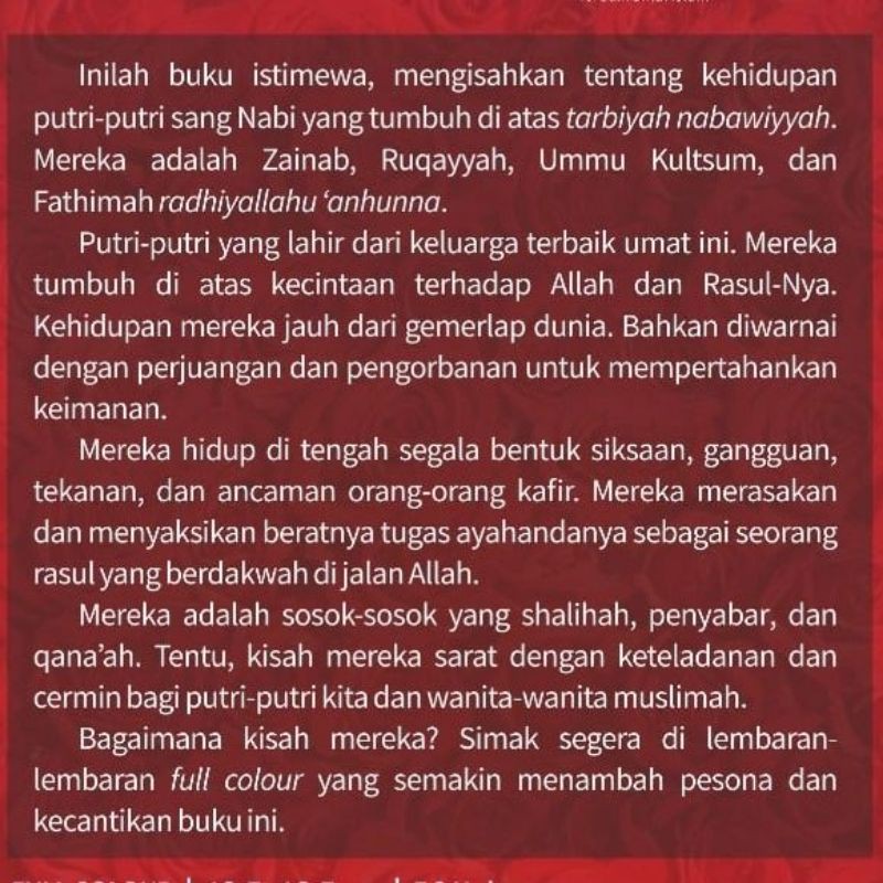 Sirah Putri Rasulullah