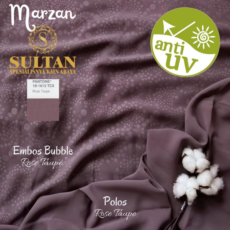 50CM EMBOS BUBBLE MARZAN ROSE TAUPE KAIN SULTAN
