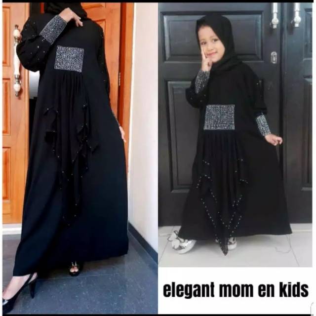 EXCLUSIVE ABAYA COUPLE NAURA ABAYA IBU DAN ANAK ABAYA ANAK PEREMPUAN ABAYA ARAB MURAH PUSAT ABAYA