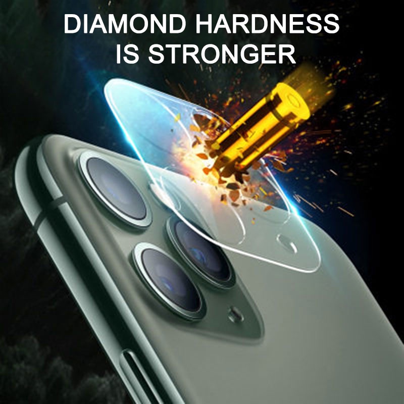 Tempered Glass Pelindung Lensa Kamera Belakang Untuk Iphone 11 12 13 Pro Max Mini 6 6s 7 8 Plus X Xs Max Xr Se 2020