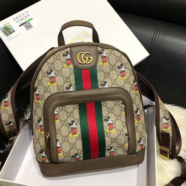 GUCCI Ransel Disney Series Mickey Premium B FREE Box
