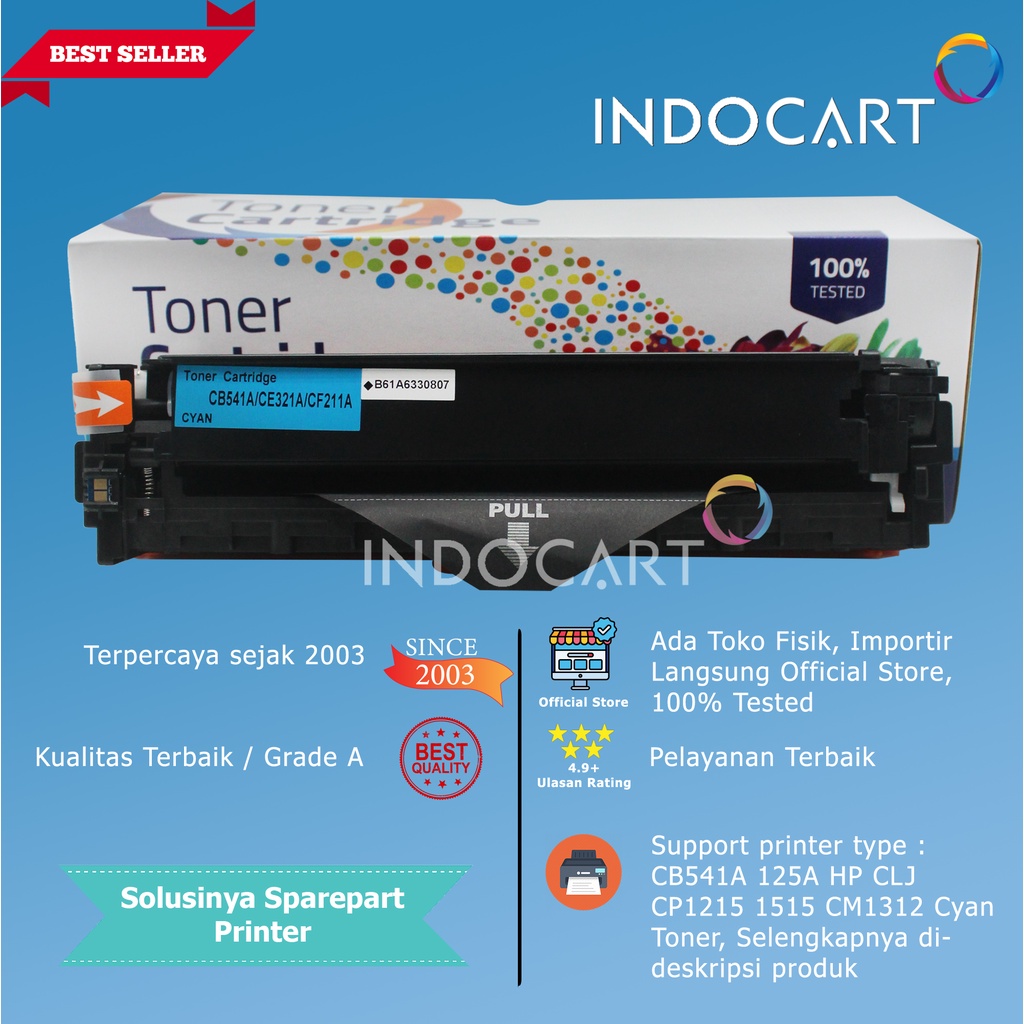 Toner Cartridge Compatible 125A 128A 131A-HP CP1215 CP1525 M251 M276