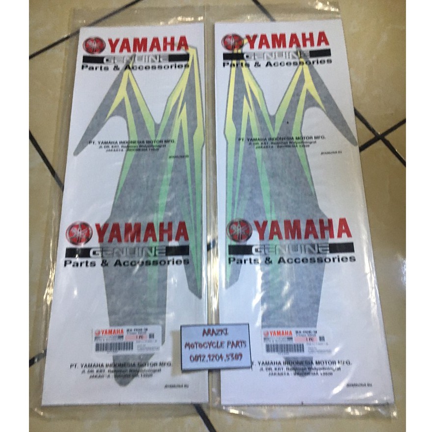 STICKER TANGKI RX KING 2005 YAMAHA ORIGINAL HIJAU
