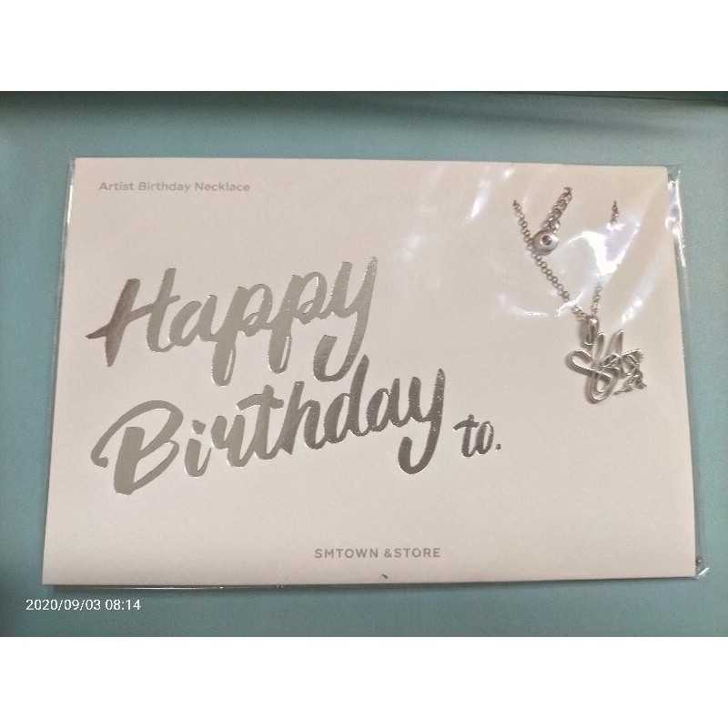 Birthday Necklace Taeyong NCT.