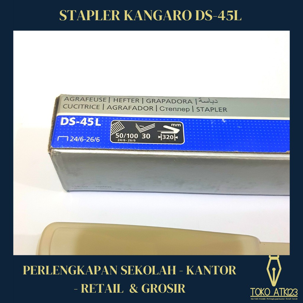 Stapler / Staples / Jepretan Merk Kangaro DS-45L